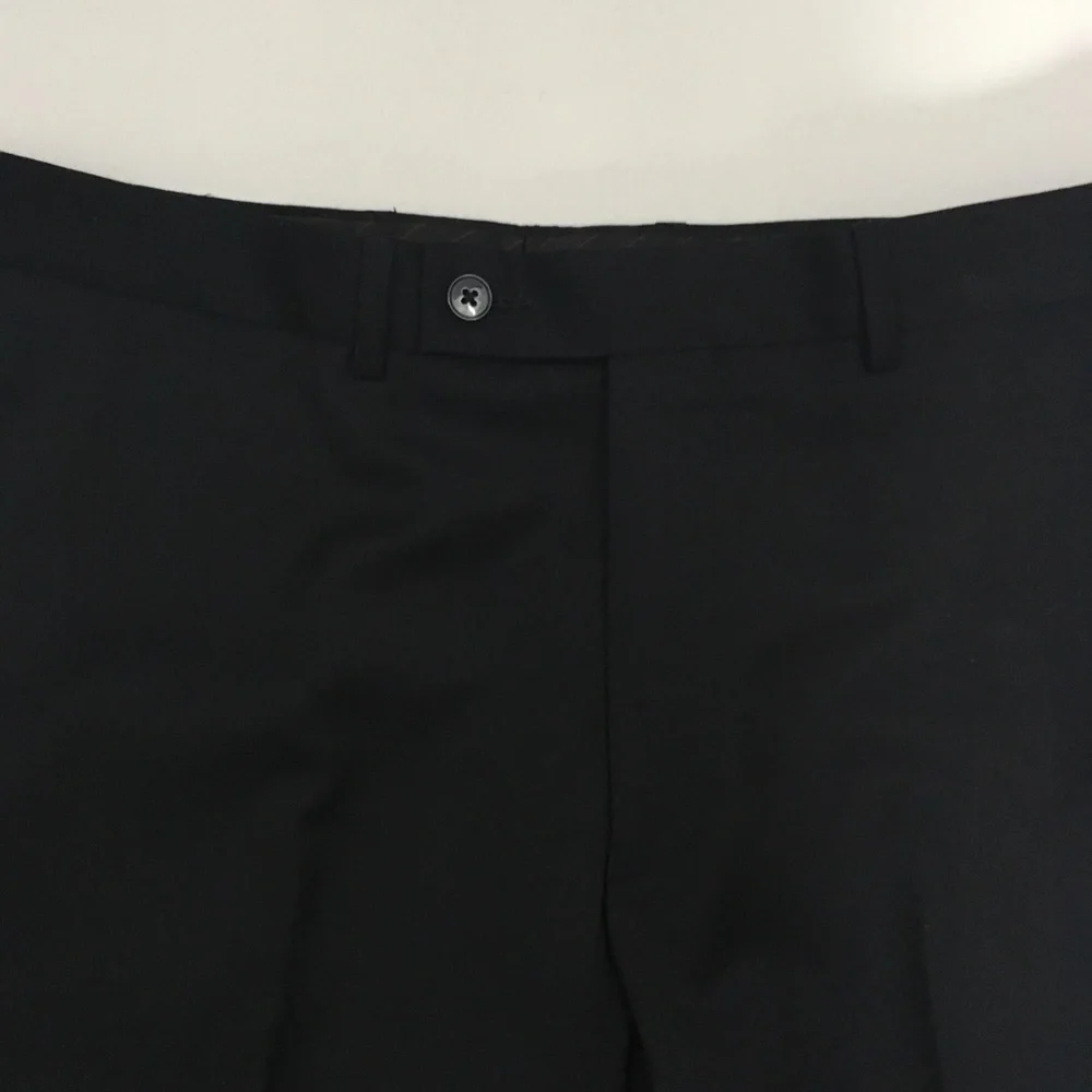calvin klein 40s mens suit 2 piece navy x fit 100% wool 2 button new nwt ea0004